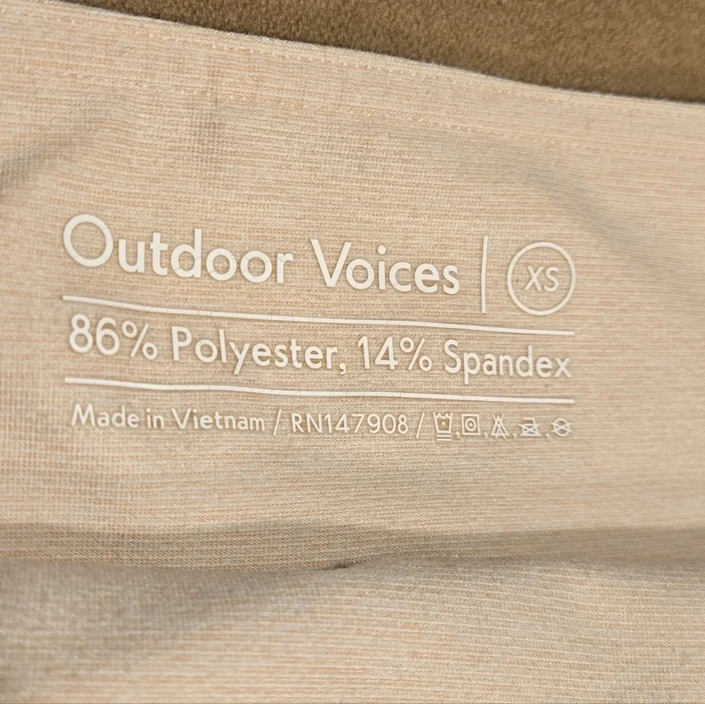 Outdoor Voices dipped color 7/8th leggings